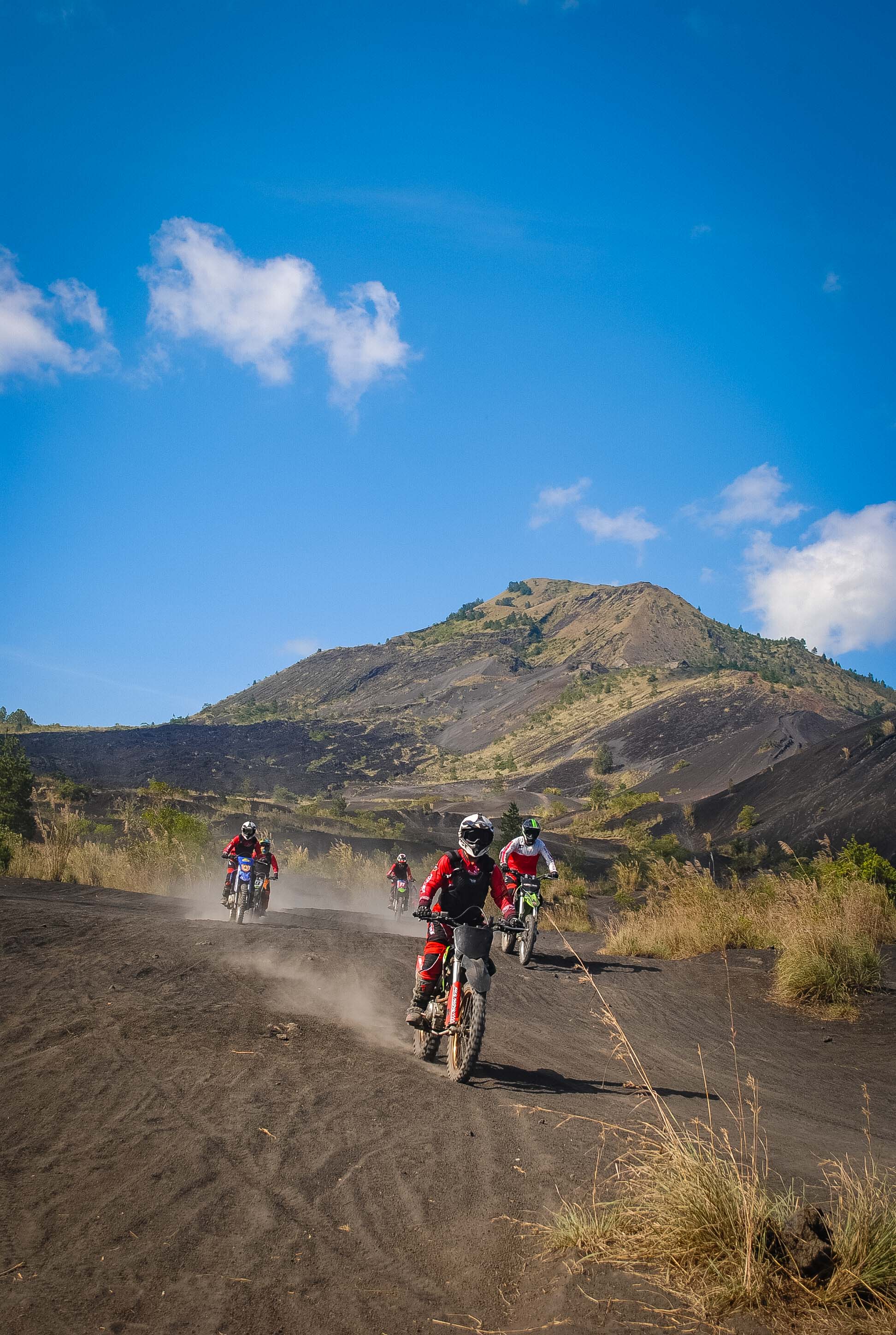 Black Lava Volcano